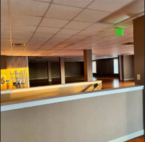 Serving counter at Big Cove Rental